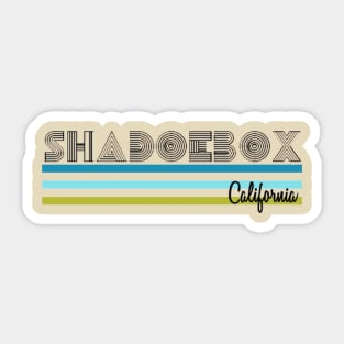 Shadoebox California Sticker